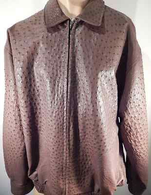 Safari Chocolate All-Over Ostrich Quill Skin Jacket - Dudes Boutique - 1