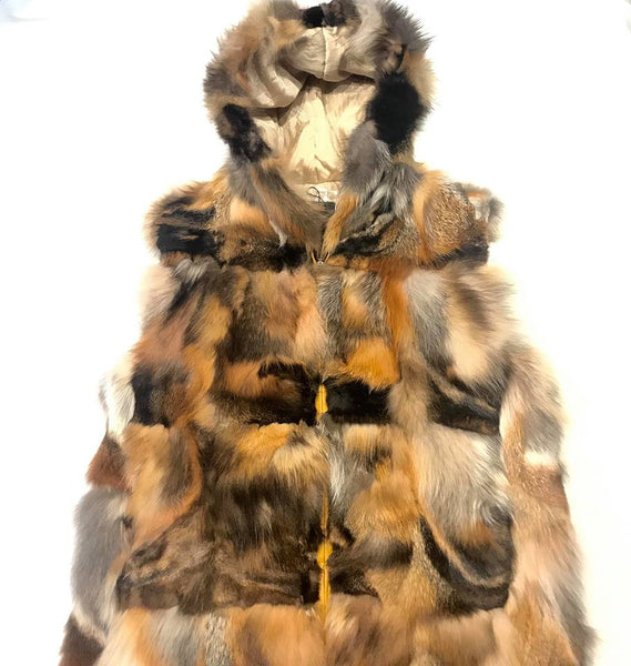 Winter Fur Women's Natural Fox Fur Vest