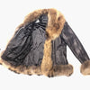 Mason & Cooper Women's Fox Fur Lambskin Bomber Jacket