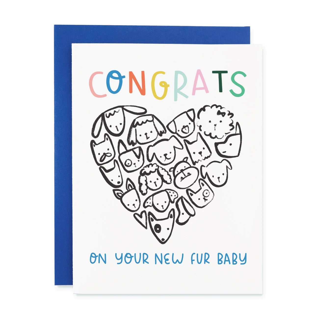 Fur Baby greeting card