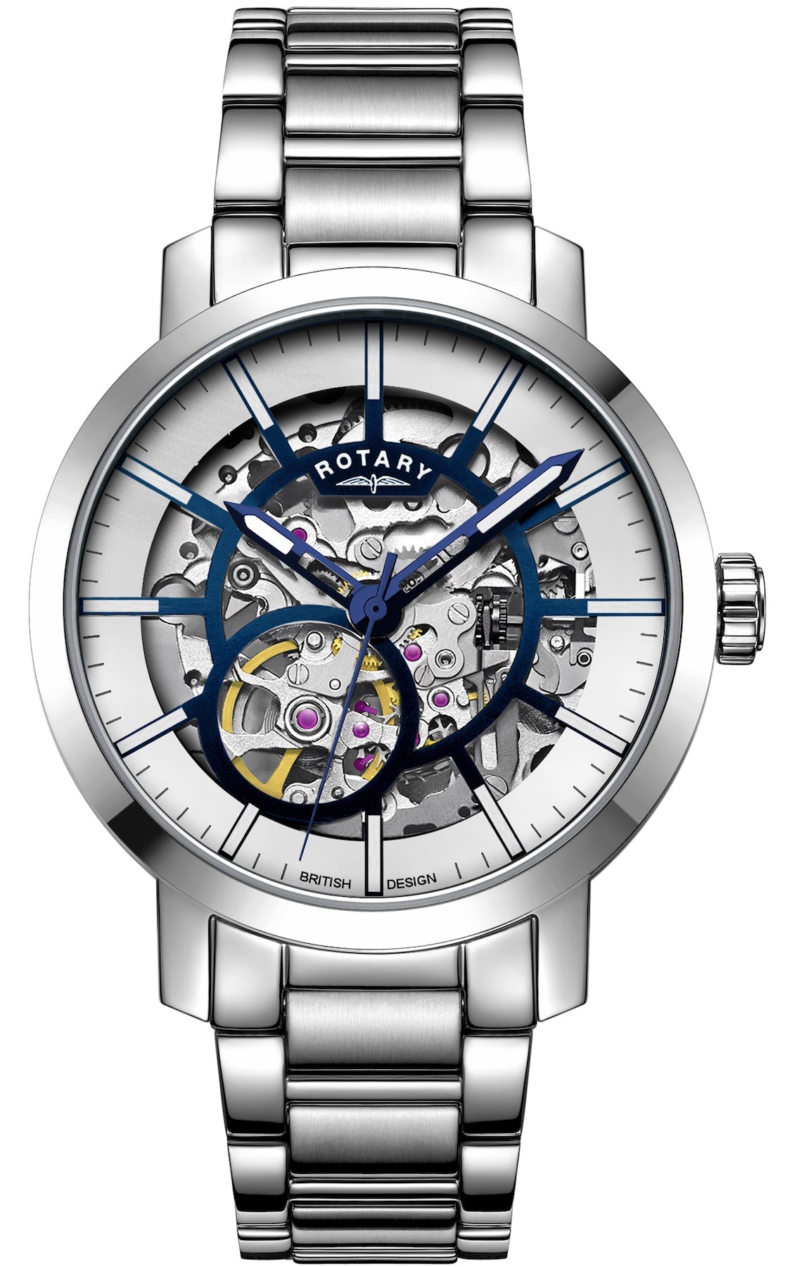 Rotary Watch Greenwich Skeleton Mens