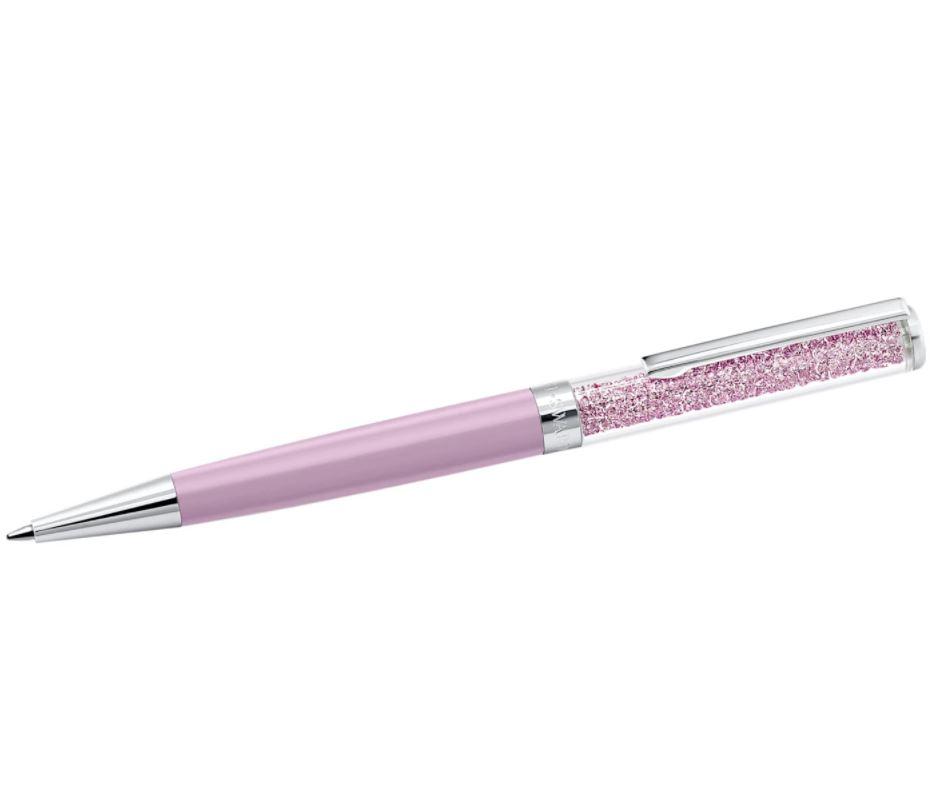 Swarovski Crystalline Ballpoint Pen Purple Chrome Plated Gift