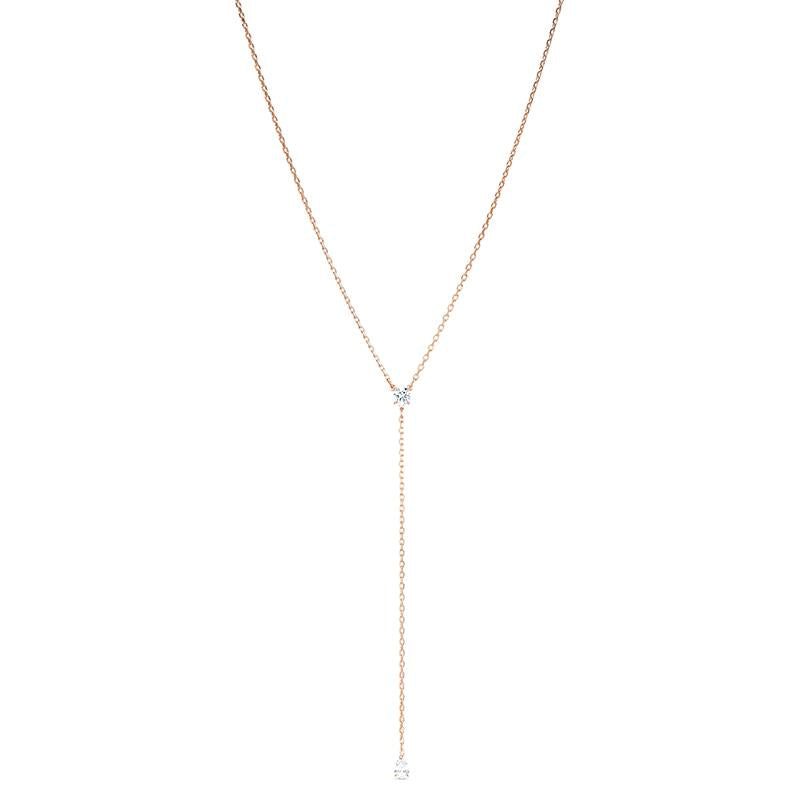 Swarovski Attract Soul Rose Gold Plated Y Necklace