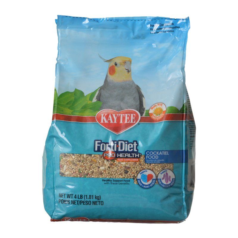 Kaytee Forti-Diet Pro Health Cockatiel Food with Safflower