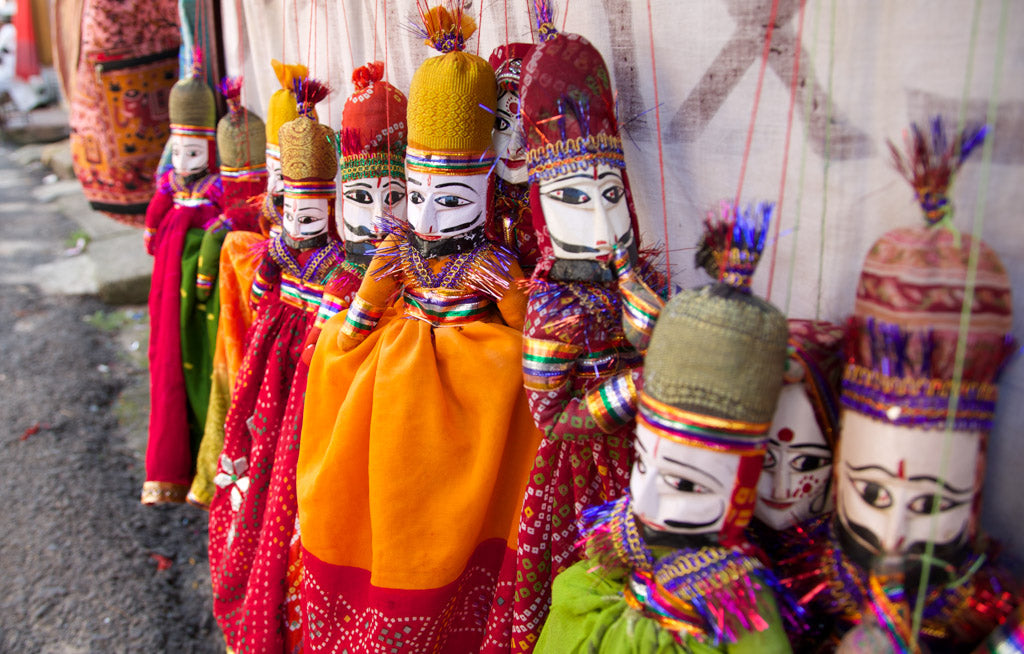 Marionettes in Kochi, India. 
