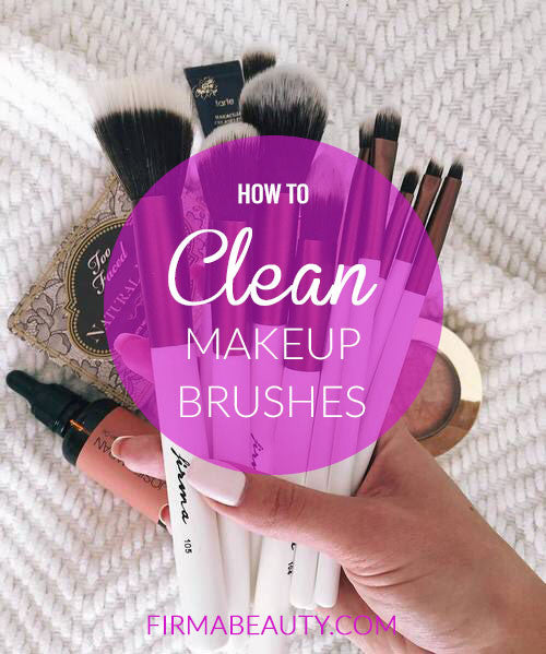 How to clean makeup brushes