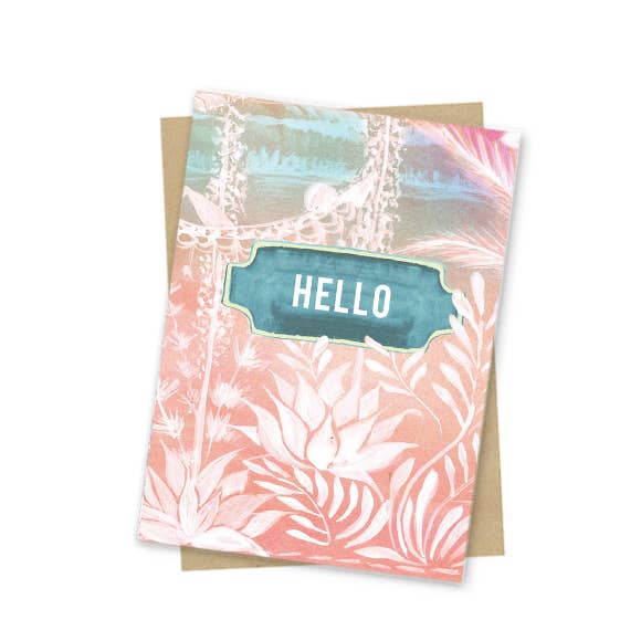Mini Card - Jungle Hello