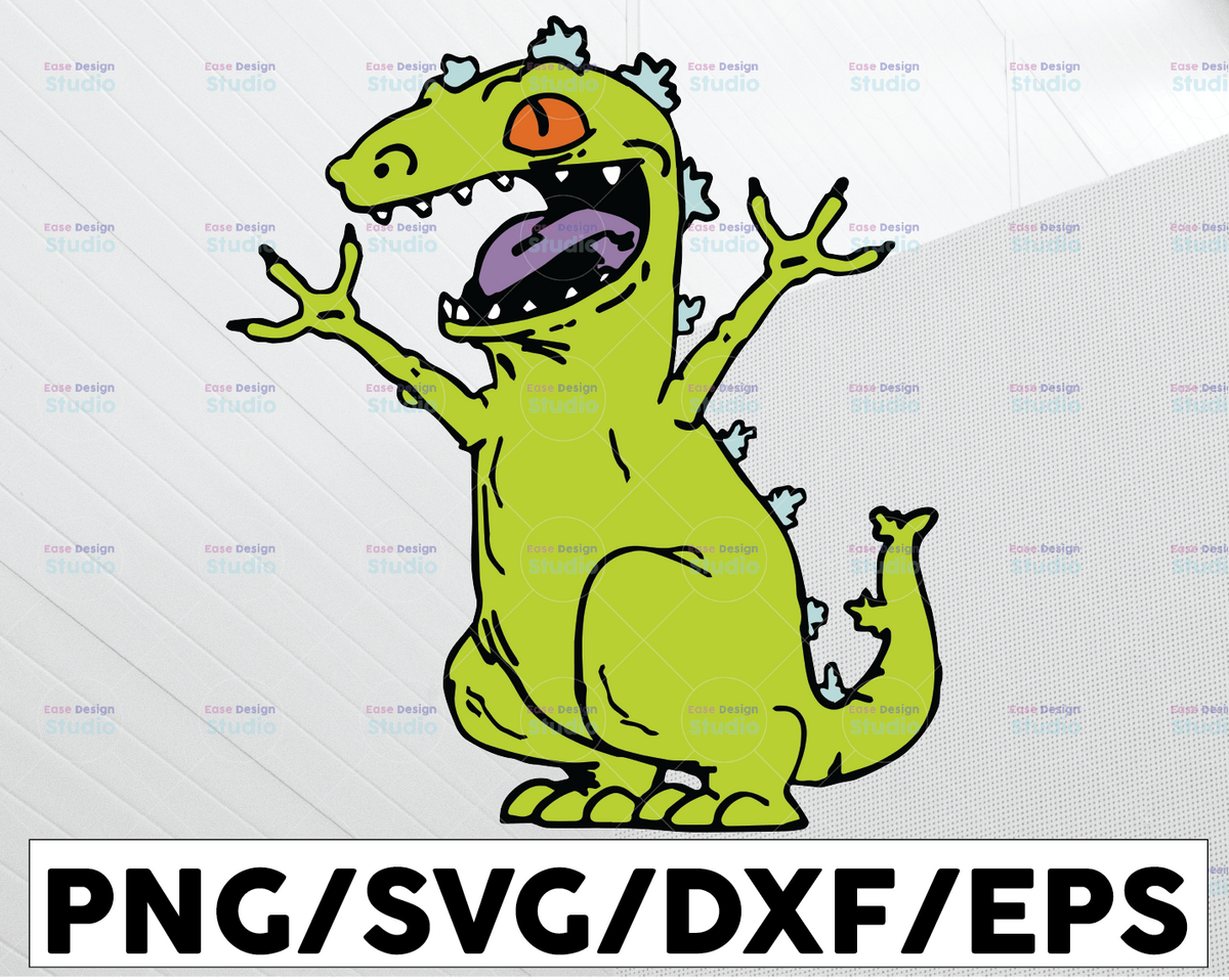 Reptar Rugrats Svgpng Dxf Cricut Silhouette Cut File Instant Down 1037