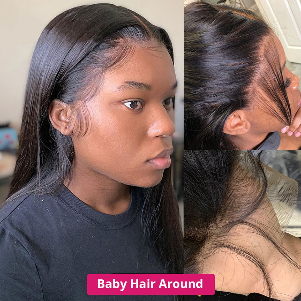 13x6 Straight Lace Frontal Wig Natural Color – Nique's Beauty Spot