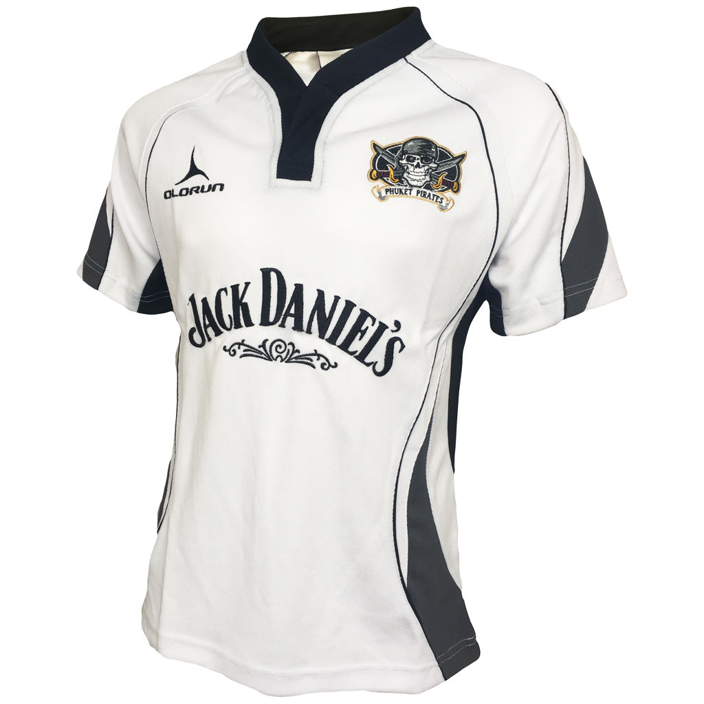 white pirates jersey