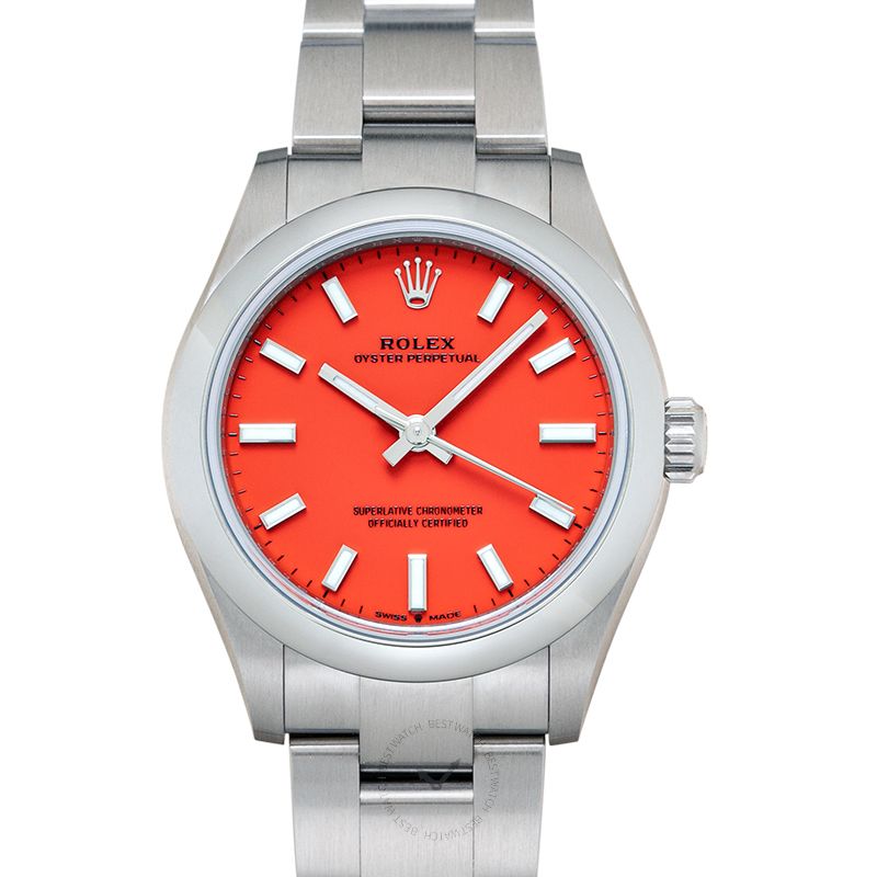 rolex oyster perpetual coral