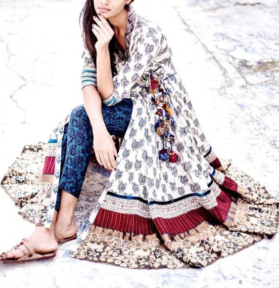 The Block Printed Kurtis - The Glamorous Occasions to wear it!