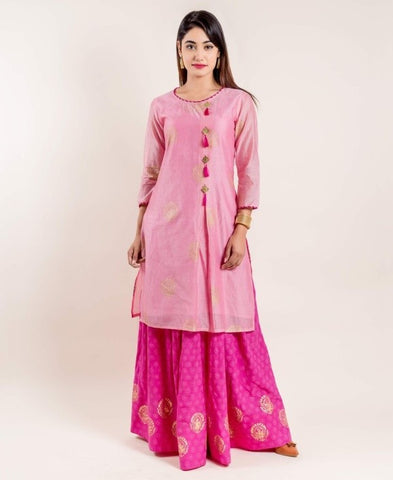 Kurti dress with designer skirt