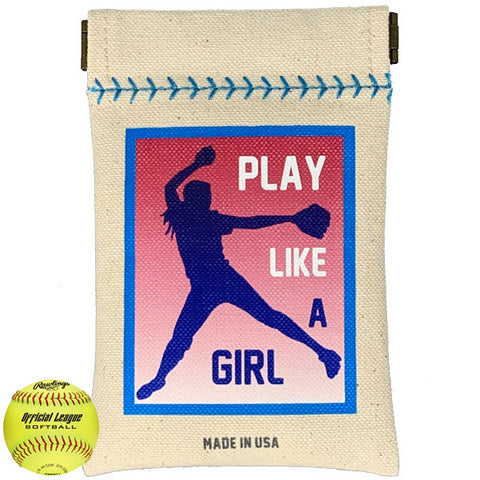 play like a girl red seed sack