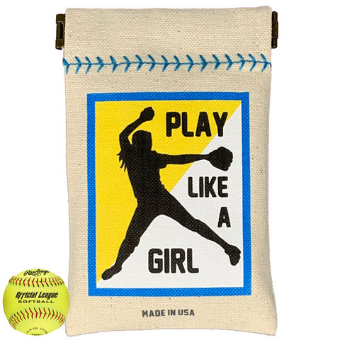 play like a girl seed sack