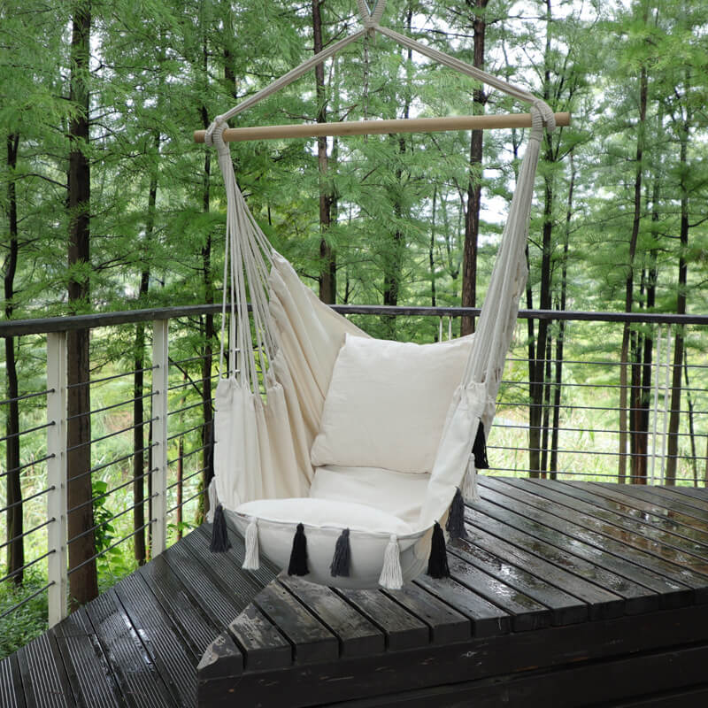 cotton weave chair hammock