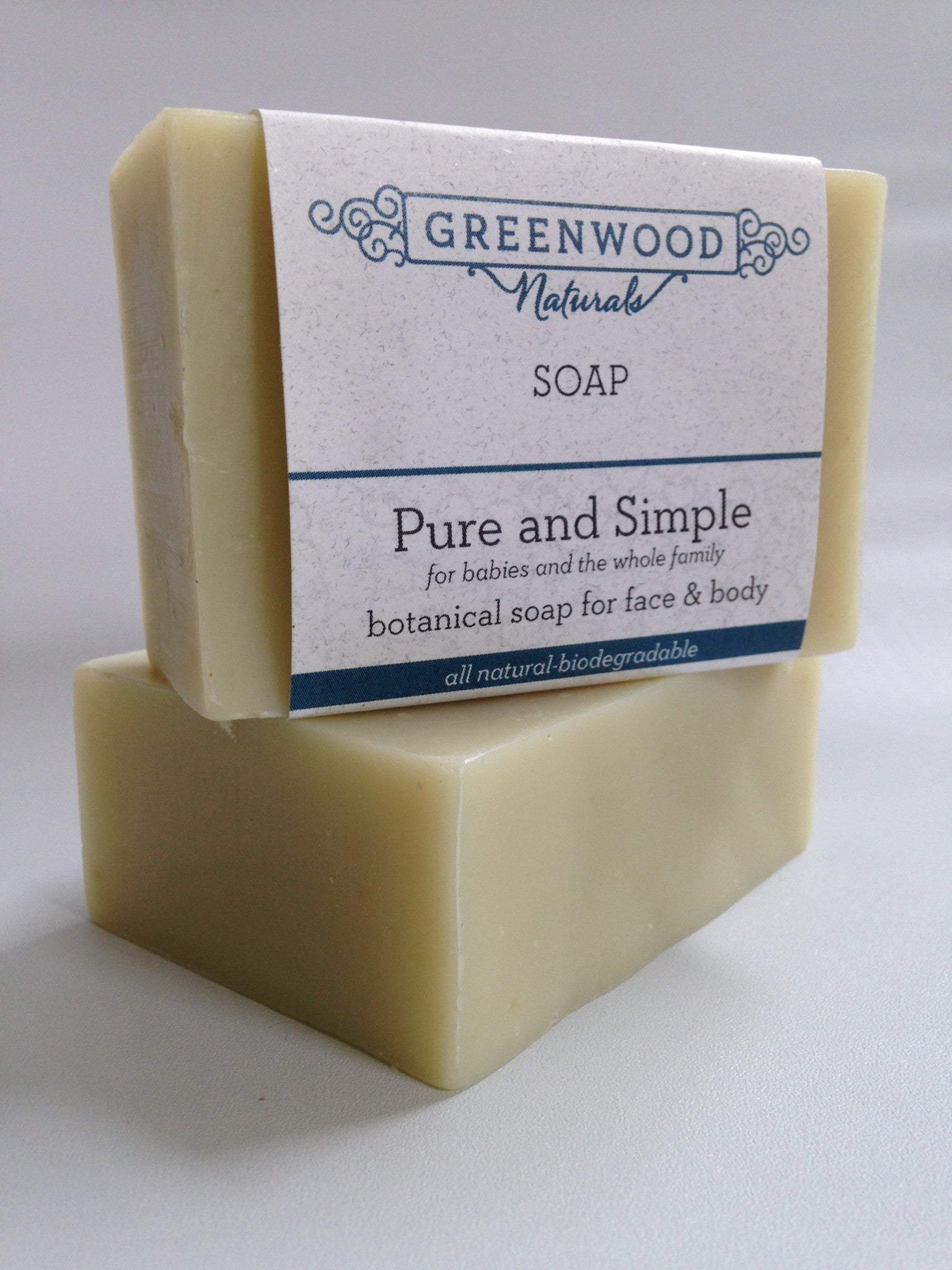 Pure and Simple Natural Soap - Greenwood Naturals