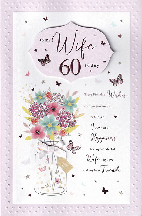 wife 60th birthday card