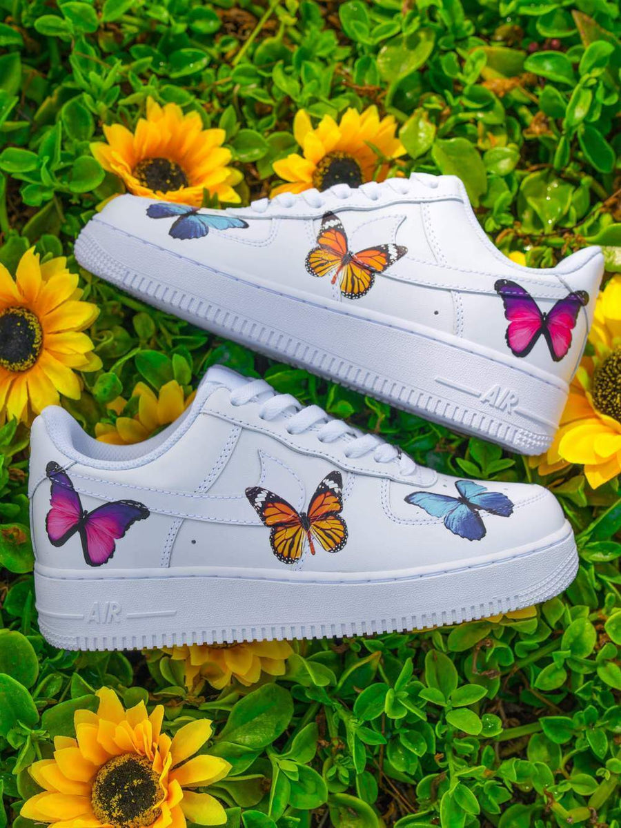 orange butterfly air force 1