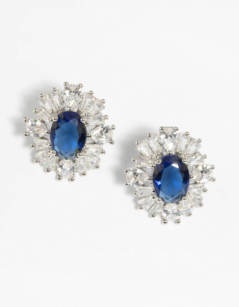 sapphire stud earrings tiffany