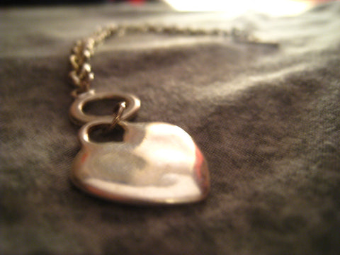 Gold heart locket