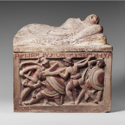 Etruscan Cinerary Urn - New York Metropolitan Museum of Art