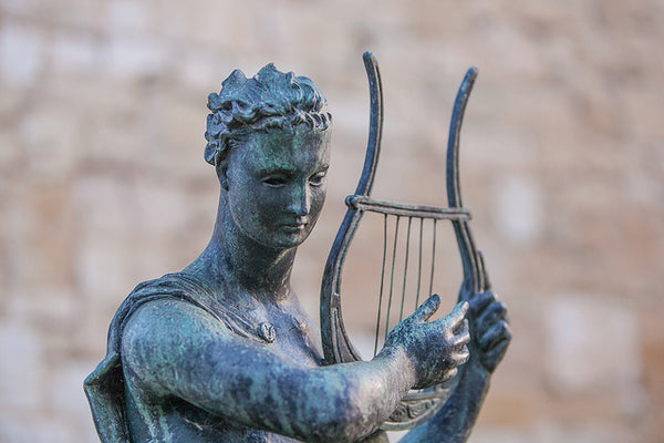 Apollo with lyre - image by Tony Smith