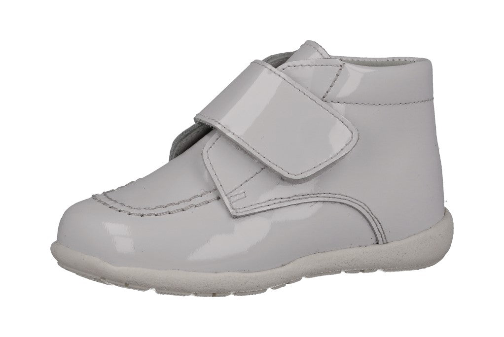 172833 White Velcro Boot by – Fallons
