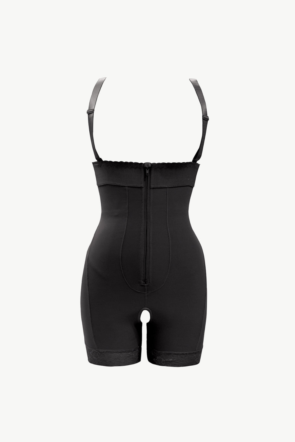 Zip Up Under-Bust Shaping Bodysuit