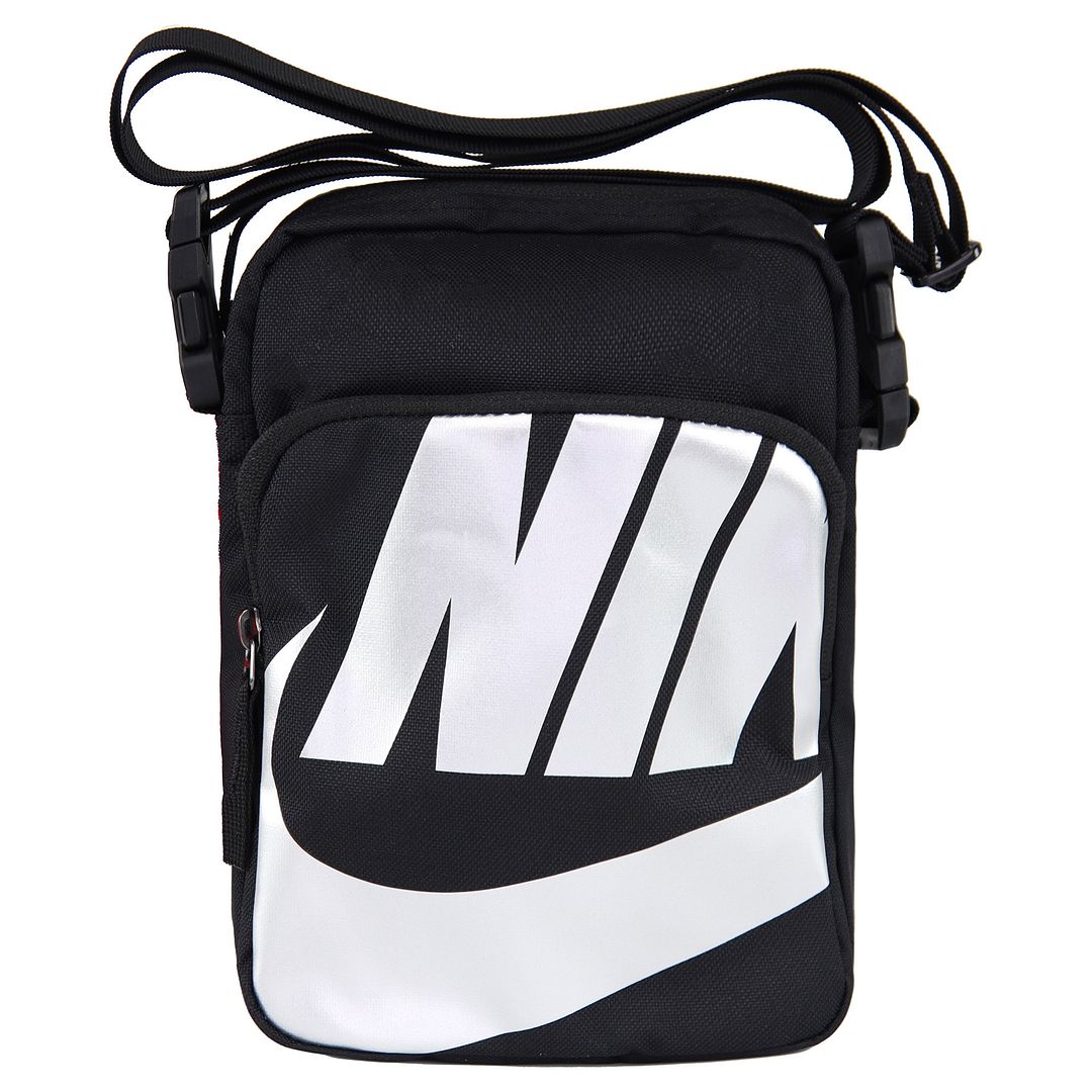 Nike 2.0 Black Adjustable Straps Unisex Crossbody Bag B – Sport It First