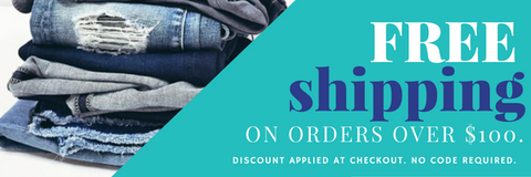 Free Shipping on orders over $100 - Laura Jean Denim
