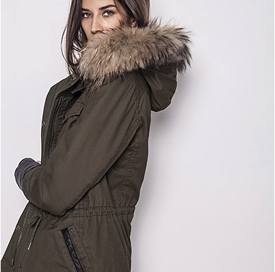 IKKS fur-lined parka is a winter wardrobe essential