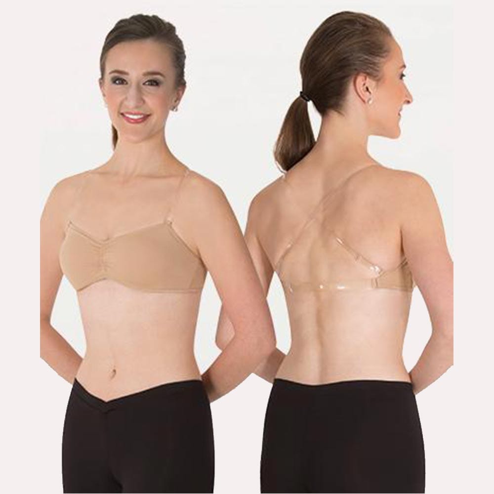 Women's Strapless Backless Clear Back Straps Full Figure