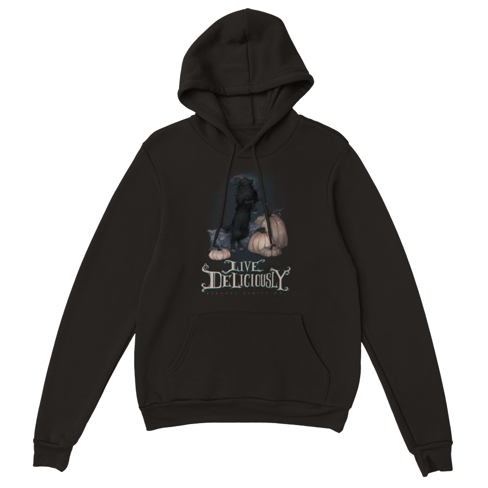 Live Deliciously Hoodie | Halloween Collection ‘21 | Strange Family Co. Apparel