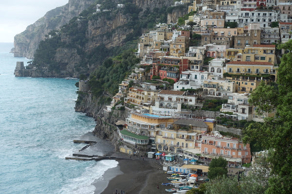 Positano cloudy day