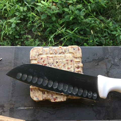 Suet Cake and Knife