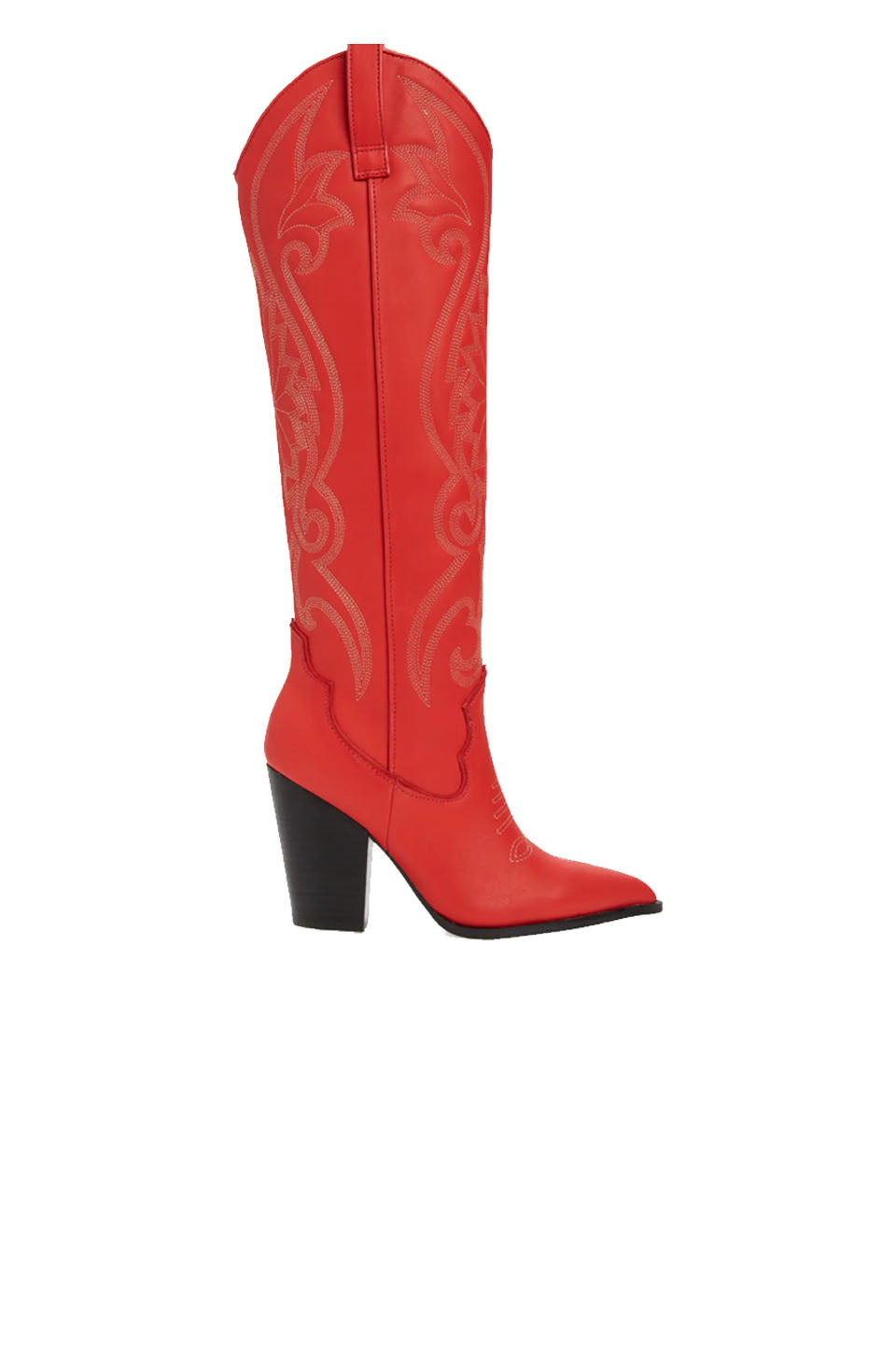 Madden Lasso Boots In Red Leather – CHROME