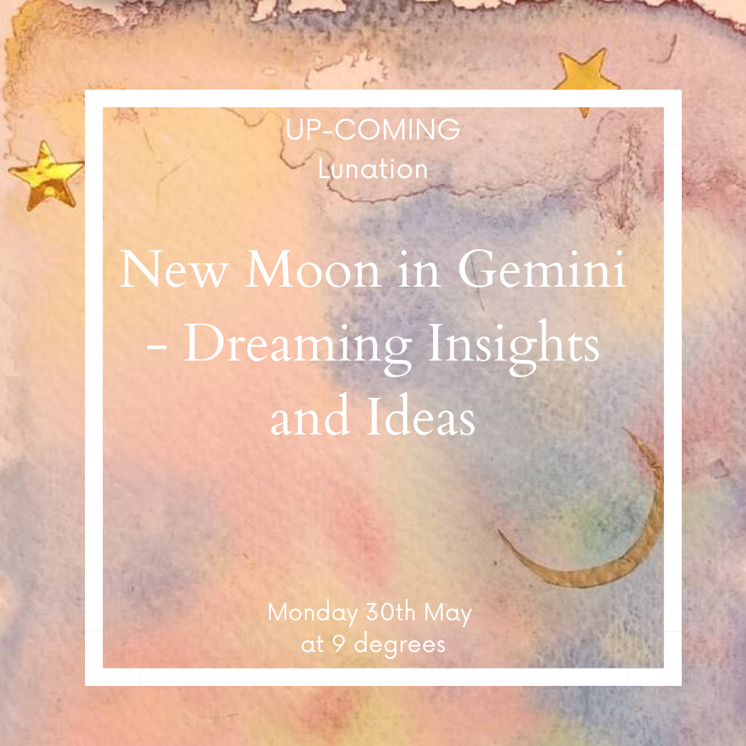 Gemini New Moon Dreaming Insights and Ideas NatureConnection Art