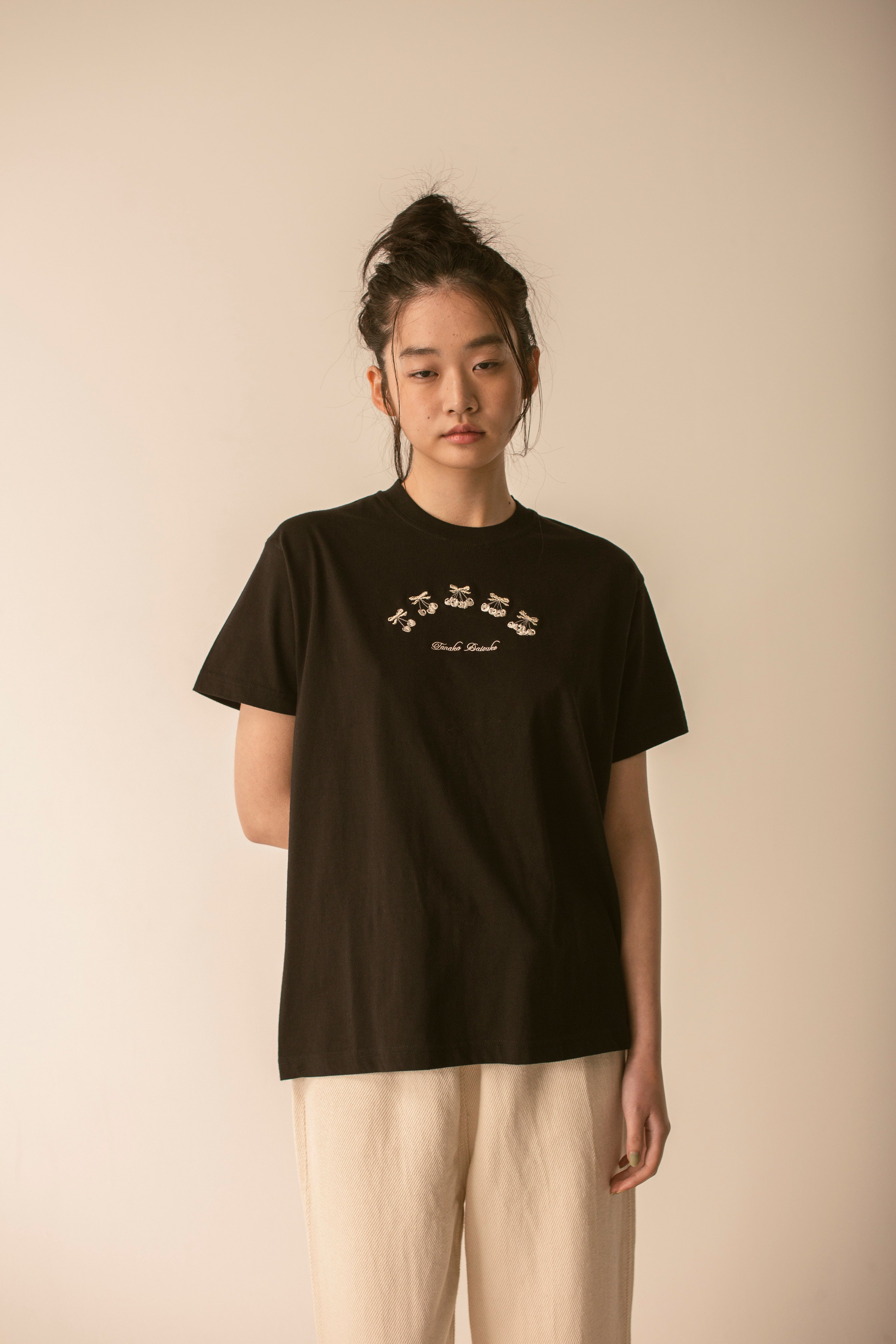 tanaka daisuke AKKIGAI Black T-shirt 01 - Tシャツ/カットソー(半袖 