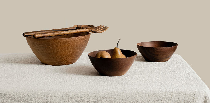 Mahogany Wood Bowl