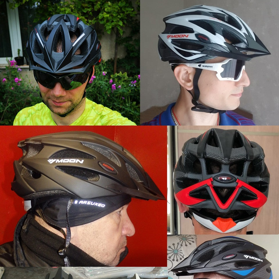 moon cycling helmet