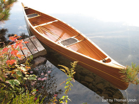  woodstrip canoe by joining the Bear Mountain Boats Builder’s Forum