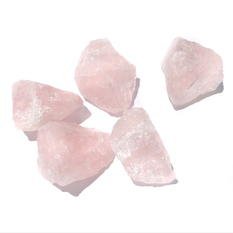 Rose Quartz Crystal Raw stone