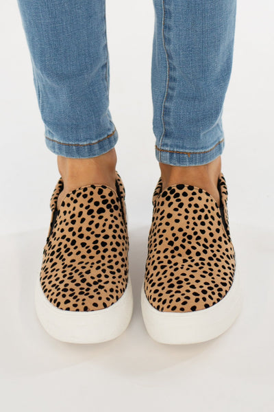 soda leopard slip on shoes 