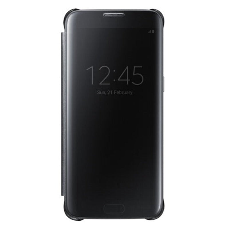 Clear View Cover for Samsung Edge - Black