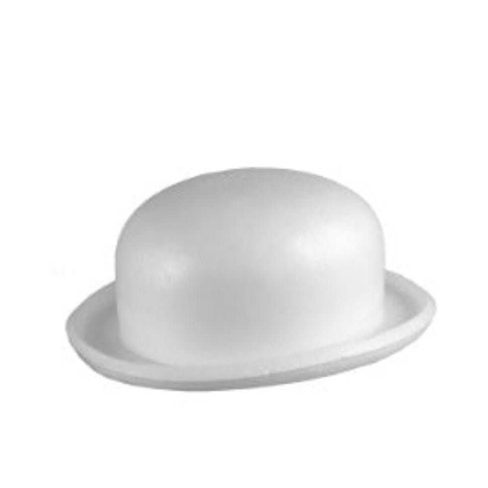 white bowler hat