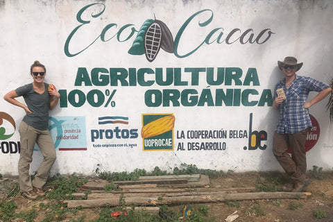 single origin ceremonial cacao from eco cacao fair trade organic farmer cooperative costa esmeraldas ecuador
