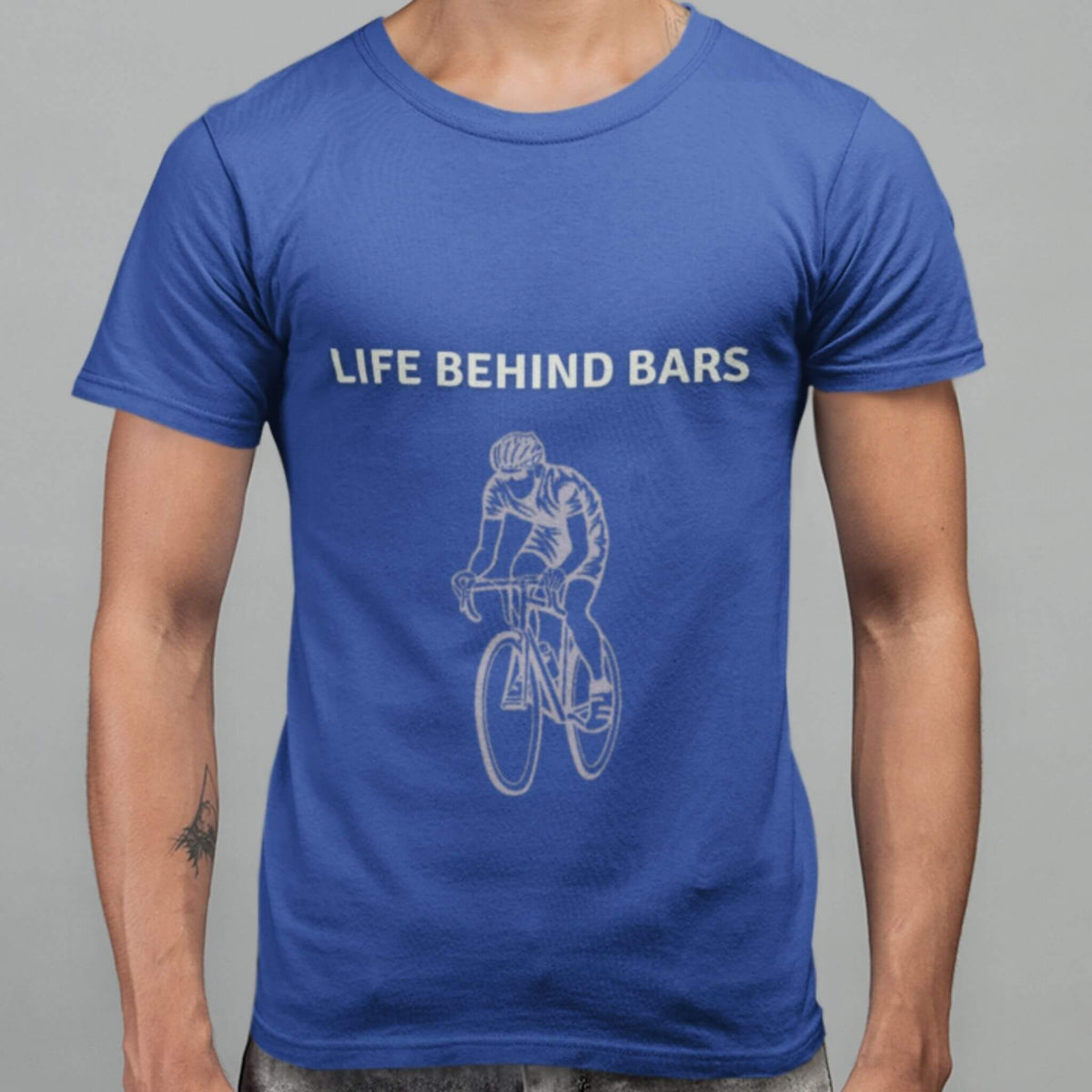 life behind bars bicycle t shirt