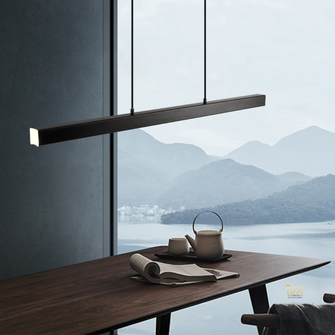 bronx 4 light linear pendant