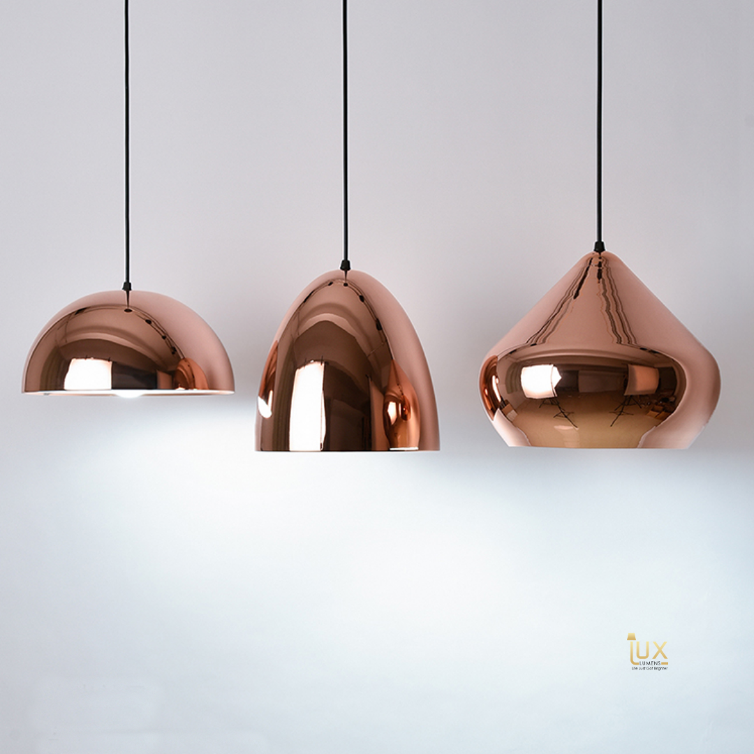 gold hanging pendant lights